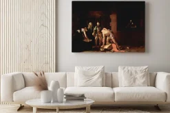 Obraz: Caravaggio - ścięcie św. jana chrzciciela