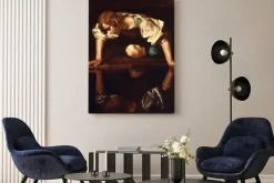 Obraz: Caravaggio - narcyz