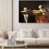 Obraz: Caravaggio - św. hieronim piszący