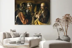 Obraz: Caravaggio - zaparcie się św. piotra