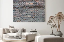 Obraz: Ceglany mur - tło