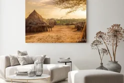 Obraz: Chaty w afryce