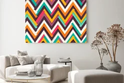 Obraz: Chevron papieru wyciąć szwu wzór