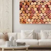 Obraz: Ściana z korków do wina