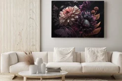 Obraz: Ciemny bukiet kwiatów