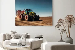 Obraz: Ciągnik na polu