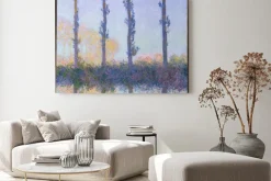 Obraz: Claude monet cztery drzewa