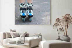 Obraz: Close-up widok na nastolatka gospodarstwa rolki