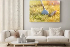 Obraz: Close-up z piłeczki golfowej.