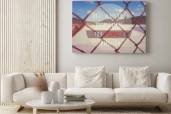 Obraz: Co boli cię dziś to cię wzmocni jutro - nigdy się nie poddawaj