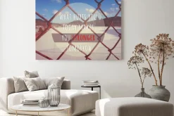 Obraz: Co boli cię dziś to cię wzmocni jutro - nigdy się nie poddawaj