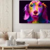 Obraz: Colorful dog pop art portrait vector