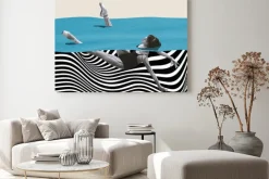 Obraz: Contemporary art collage, modern design. inspiration, ideas,