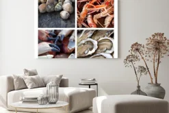 Obraz: Coquillages crustacés owoce de mer marée pêche