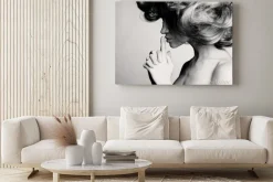 Obraz: Czarno-biały portret kobiety