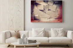 Obraz: 3d geometryczne ściany
