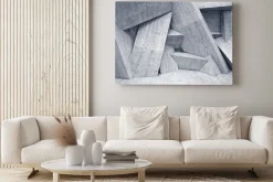 Obraz: 3d geometryczne ściany