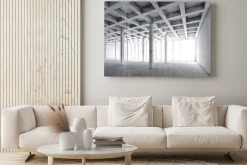 Obraz: 3d puste wnętrze ze skutkiem szkieletowym