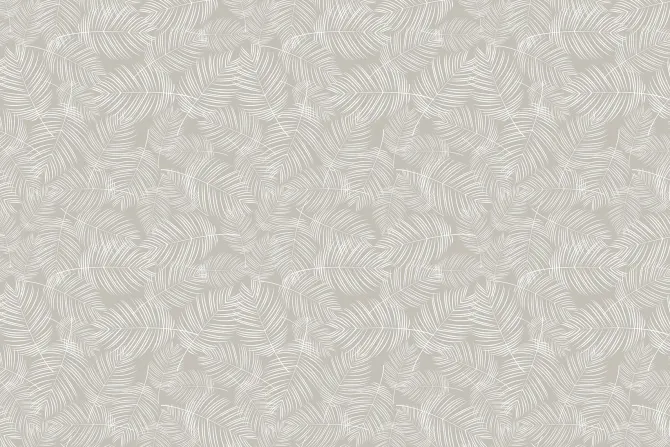 Obraz: Delikatne liście palm na jasnym tle