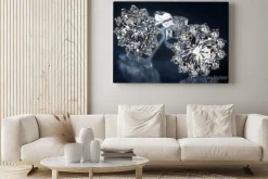 Obraz: Diamentowe kolczyki