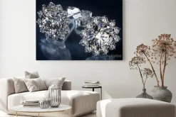 Obraz: Diamentowe kolczyki