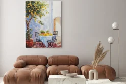 Obraz: Drzewo cytrynowe włoski pejzaż