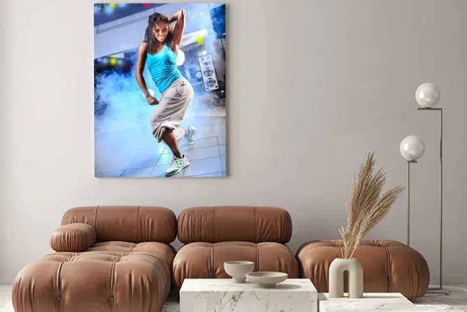 Obraz: Dziewczyna aerobik