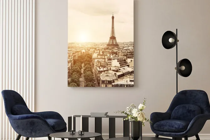 Obraz: Eiffel od łuku triumfalnego