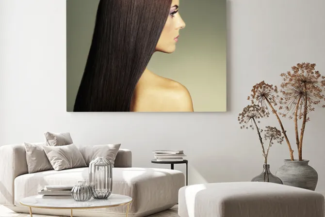 Obraz: Fotografia mody młoda kobieta z ciemne włosy