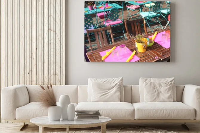 Obraz: Francja - taras (prowansja)