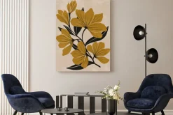 Obraz: Gałązka magnolii w stylu boho