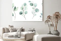 Obraz: Gałązki liści eukaliptusowych