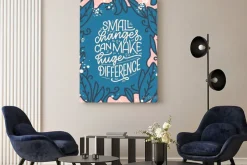 Obraz: Hand drawn lettering quote in modern calligraphy style about