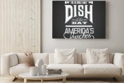 Obraz: Ilustracja z rocznika elementów graficznych dla menu na tablicy