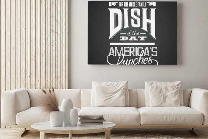 Obraz: Ilustracja z rocznika elementów graficznych dla menu na tablicy