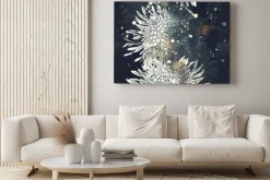 Obraz: Imprints japanese chrysanthemum mix repeat seamless pattern.