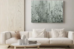 Obraz: Łąka dzikich kwiatów na betonie