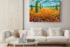 Obraz: Łąka krajobraz w stylu claude monet