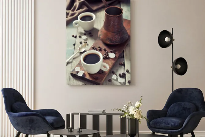 Obraz: Kawa w filiżankach