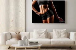 Obraz: Kobieta, sport, ciało