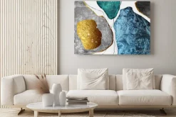 Obraz: Kolorowa abstrakcja z liniami