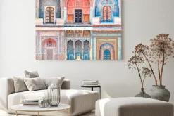 Obraz: Kolorowa architektura z ornamentami