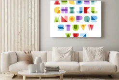 Obraz: Kolorowe czcionki