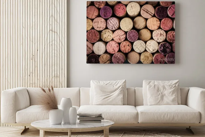 Obraz: Korki wina tła poziome