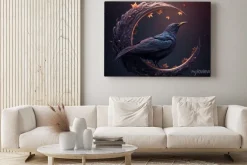 Obraz: Kos w półksiężycu