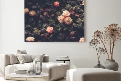 Obraz: Kremowe róże vintage