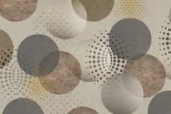 Obraz: Kształty okręgów w beżach