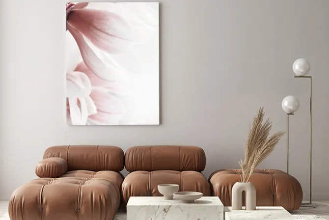 Obraz: Kwiaty magnolii w pastelowej kolorystyce