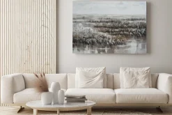 Obraz: Kwiaty na łące w stylu olejnym