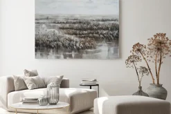 Obraz: Kwiaty na łące w stylu olejnym